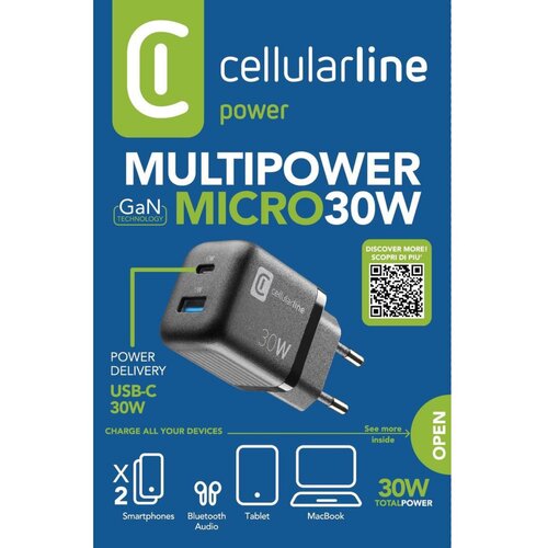 Cellular Line Reiselader 30W Multipower Slike