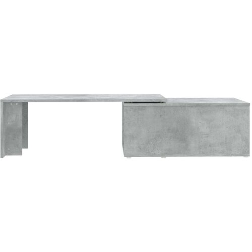  Stolić za kavu siva boja betona 150 x 50 x 35 cm od iverice Slike