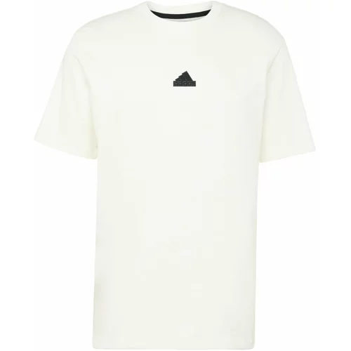 ADIDAS SPORTSWEAR Tehnička sportska majica 'CE Q1' tamo siva / crna / bijela