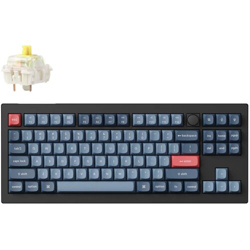 KEYCHRON V3 Max QMK/VIA Brezžična Mehanska Tipkovnica, Bluetooth / 2.4 GHz, Banana Tactile Switch, US Layout, V3M-D4, (21733140) Slike