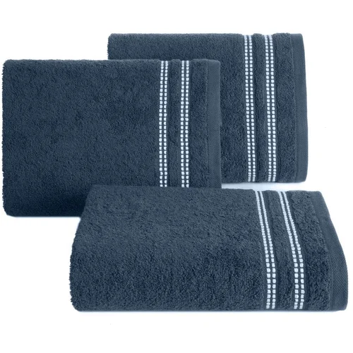 Eurofirany Unisex's Towel 427631 Navy Blue