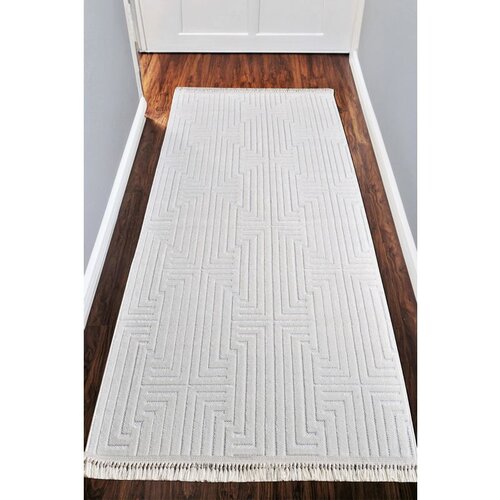 Conceptum Hypnose sosa 9002 white hall carpet (80 x 450) Slike