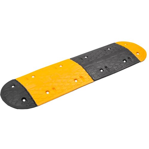 vidaXL Uspornik žuto-crni 129 x 32 5 x 4 cm gumeni Cijene