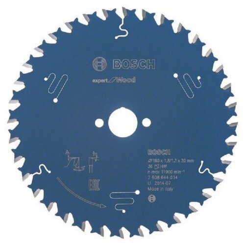 Bosch list kružne testere expert for wood 160x20x1.8;1.3x36 t Slike
