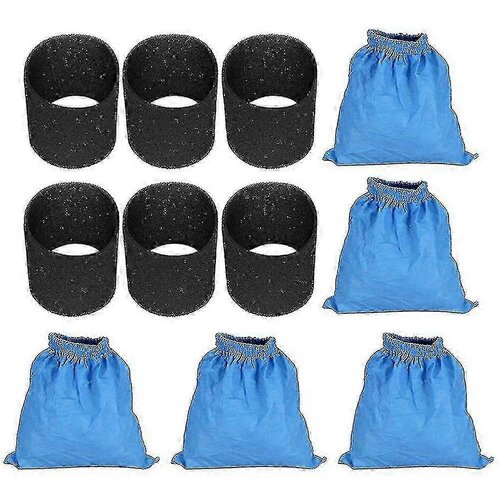 INORCO 5Pcs Za Mv1 Wd1 Wd2 Wd3 Se4001 Filtrirna Vrečka & 6x Za Mv1 Wd1 Mokro Suhi Penasti Filter Mv1 Wd1 Kar Filter, (22026887) Cene