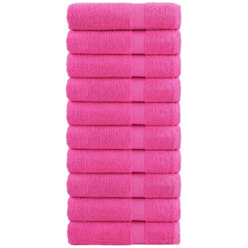 vidaXL Premium brisače 10 kosov roza 50x100 cm 600 gsm 100 % bombaž Cene