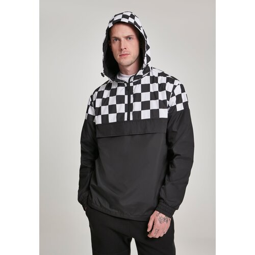 Urban Classics Check Pull Over Jacket blk/chess Cene