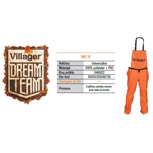 Villager pantalone za trimer VBT17 Cene