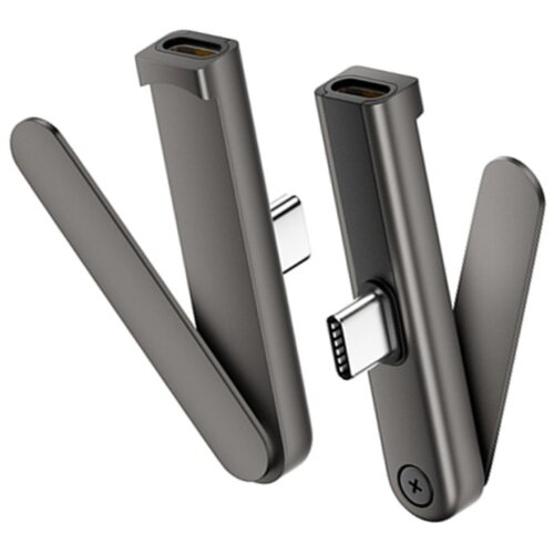 INF Adapter Type-C (ženski v mo&amp;scaron;ki) s zložljivim držalom, 240W, 2 kosa, (5000277021) Slike