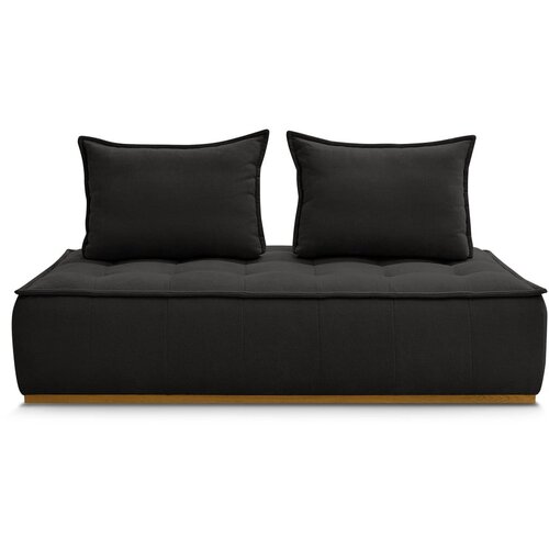 Bobochic Paris Crna sofa od bouclé tkanine 175 cm Elisa – Cene