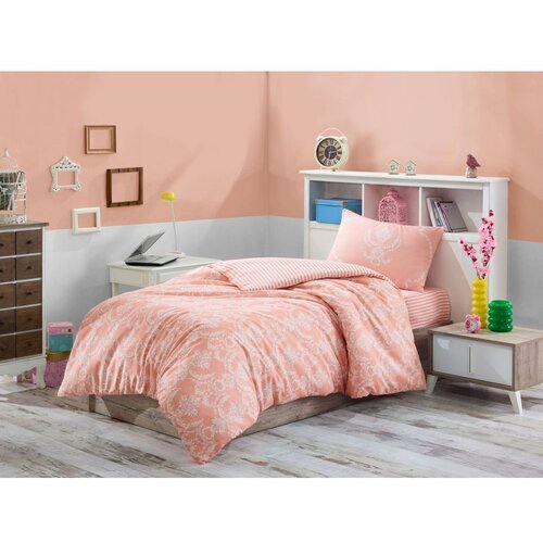 Colourful Cotton pure - powder powderwhite single quilt cover set (fr) Cene