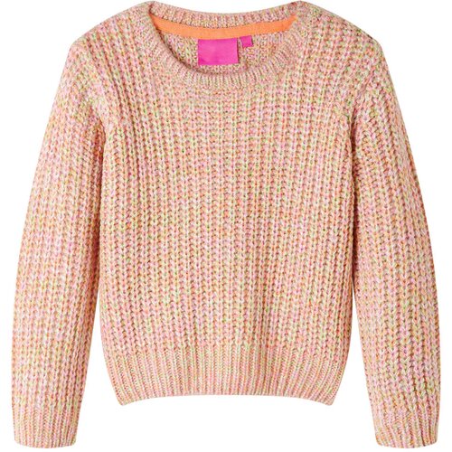 vidaXL Otroški pulover pleten nežno pink 104 Cene