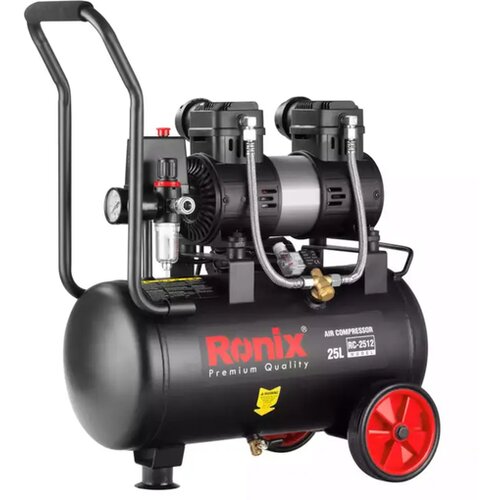 Ronix vazdušni kompresor SILENT 25l 1.8HP OIL FREE RC-2512 C Cene