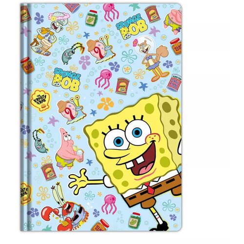 Blue Sky Sponge Bob A5 Casebound Notebook Slike