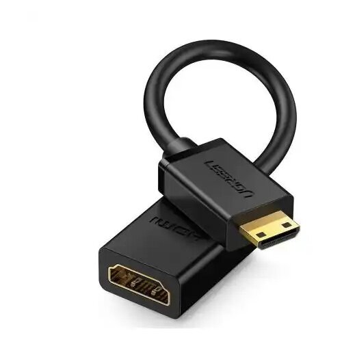 Ugreen Adapterski kabel HDMI ženski - mini HDMI mo&scaron;ki 4K 60Hz HEC ARC 22cm črn, (22005244) Cene