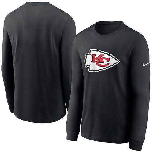 Nike mu&amp;scaron;ka Kansas City Chiefs Essential Cotton LS Logo majica Slike