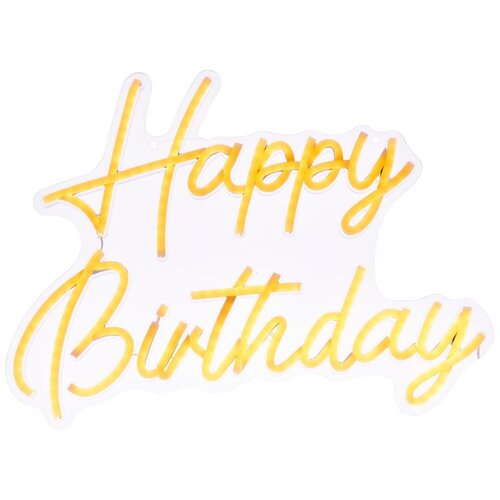 Atmosphera LED neonska zidna dekoracija HAPPY BIRTHDAY LED/5V Cene