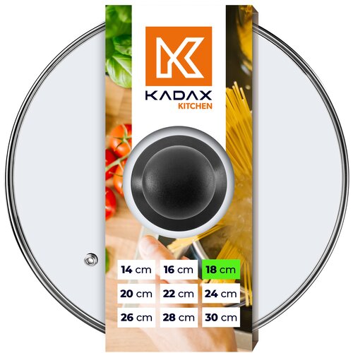 KADAX stekleni pokrov 18 cm univerzalni toplotno odporen pokrov za lonce in ponev, (5000355896) Cene