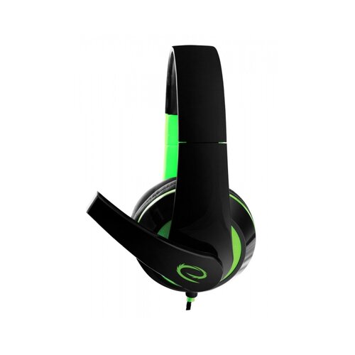 Esperanza Slu&amp;scaron;alice sa mikrofonom GAMING ESPERANZA CONDOR EGH300G, green, volume control Slike
