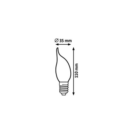 Rabalux 1593 filament led E14 4.2W sijalica Slike