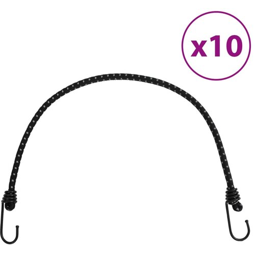vidaXL Užad za bungee s reflektirajućim prugama i kukama 10 kom 59 cm Cijene