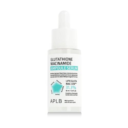 APLB Glutathione Niacinamide Ampoule Serum serum za obraz za vse tipe kože 40 ml unisex Cene