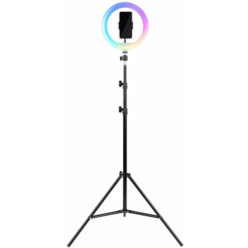 Havit Svetlobni obroč s tripod stojalom RGB LED