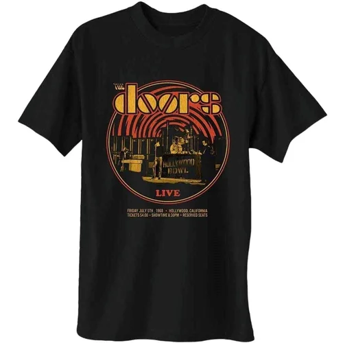 The Doors Majica 68 Retro Circle Unisex Black L