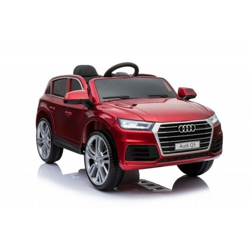 Audi Q5 2019 Licencirani auto na akumulator sa kožnim sedištem i mekim gumama - Crveni Slike