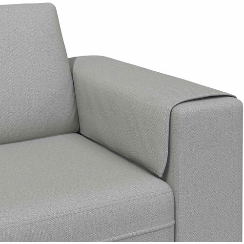  Kauč za dnevni boravak 3 pcs Oblačnosiva 250 x 188 x 76 cm Slike