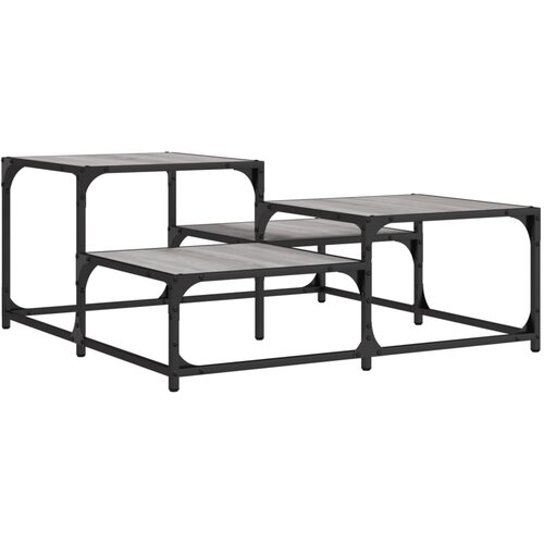  Stolić za kavu boja hrasta 87,5x87,5x40 cm konstruirano drvo Slike