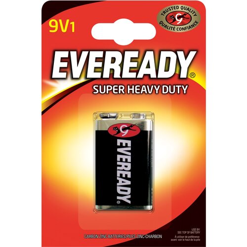 Eveready baterije super heavy duty (blok od 9 volti, 1 kom.) Slike
