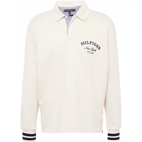 Tommy Hilfiger Sweater majica mornarsko plava / vuneno bijela