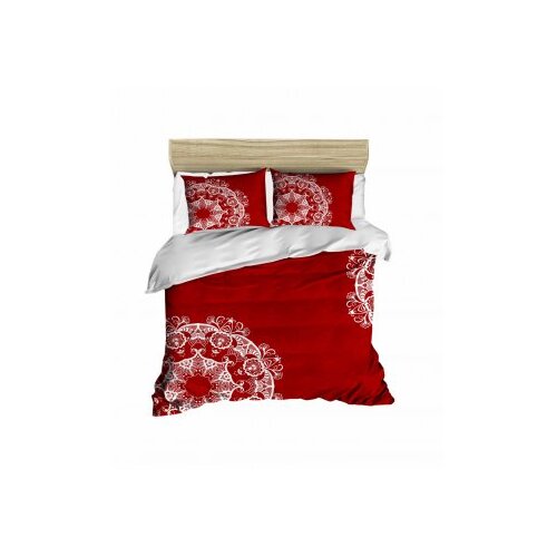 Lessentiel Maison set posteljine 422, 160x220cm, crvena i bijela Cene