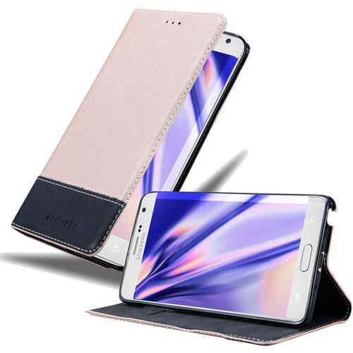 Cadorabo Case, združljiv s Samsungom v rose Gold Black - za&scaron;čitni pokrov z magnetnim zapiranjem, stoječo funkcijo in režo za kartico, (20602798) Cene