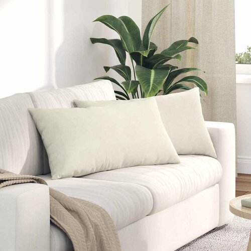  Jastučići za sofu 2 pcs Krema 80 x 40 cm Kordura tekstil Cijene