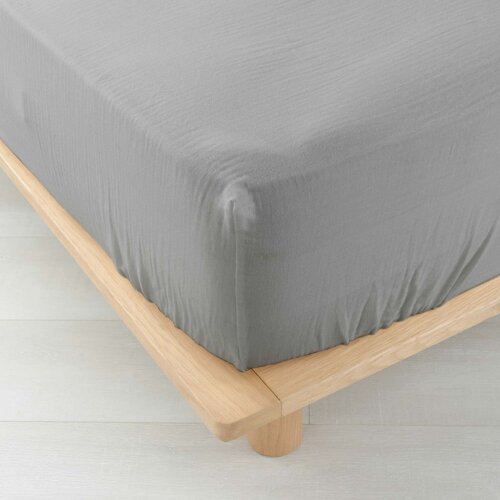 Douceur d intérieur Siva plahta s gumom od muslina 140x190 cm Angelia – Cijene