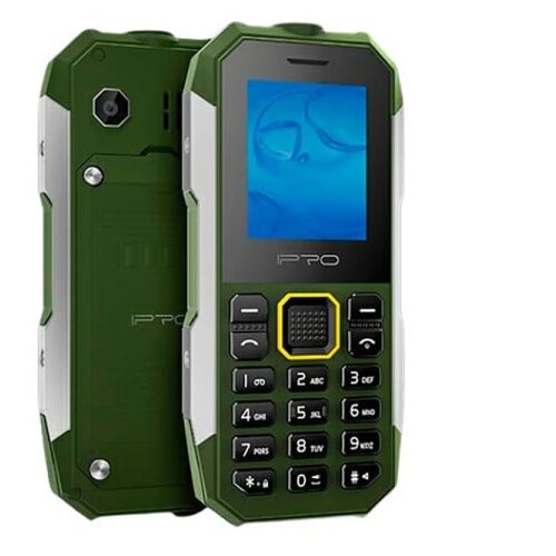 Ipro Shark II green Feature mobilni telefon 2G/GSM/DualSIM/IP67/2500mAh/32MB/Srpski Cene