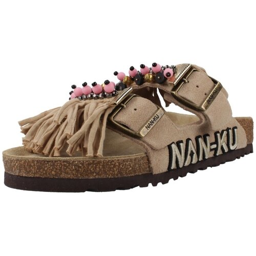 Nan-Ku Natikači Sandalias Mujer Modèle Ebk03 Bež Cene