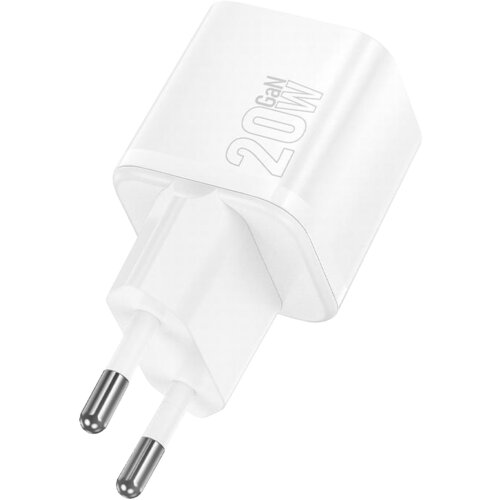 hoco. Brzi punjač N65, PD20W + QC3.0, GaN, Bijeli Cijene
