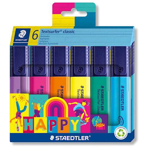 Staedtler Marker Textsurfer Classic Happy, 6 kosov Cene