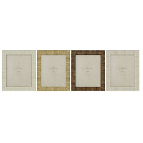  Okvir za sliku Home ESPRIT Bež Prirodno Kristal polistiren Skandinavski 25 5 X 2 X 30 5 cm (4 kom.) Slike