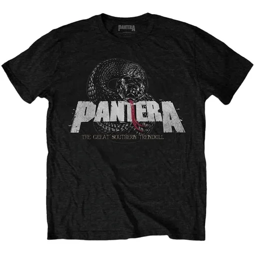 Pantera Košulja Snake Logo Unisex Black 2XL