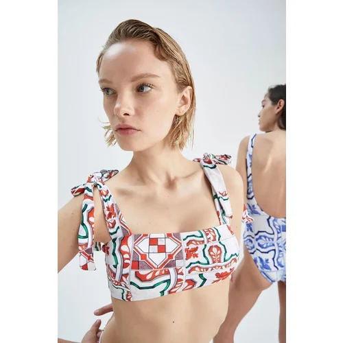 Defacto Nefes Istanbul X Regular Fit Printed Bikini Top