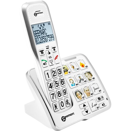 Geemarc Senior telefon s fotografskimi gumbi in ojačanim zvokom AmpliDect 595 Foto, (5000299344) Cene