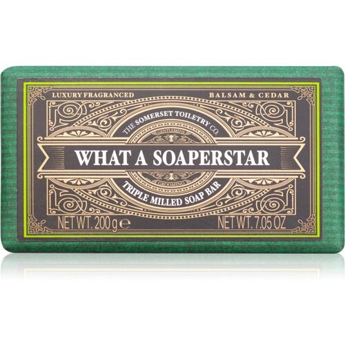 The Somerset Toiletry Co. Distinguished Gentlemen Soap Bar sapun za mu&amp;scaron;karce Balsam &amp;amp; Cedar 200 g Slike