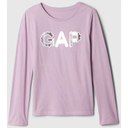 GAP Kids ́s T-shirt with metallic logo - Girls