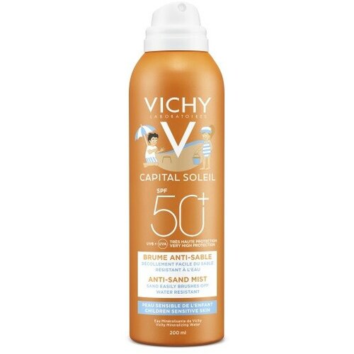 Vichy capital soleil dečiji sprej protiv prilepljivanja peska na kožu spf 50+ 200 ml Slike