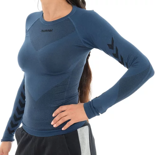 Hummel Tehnička sportska majica plava / morsko plava / crna