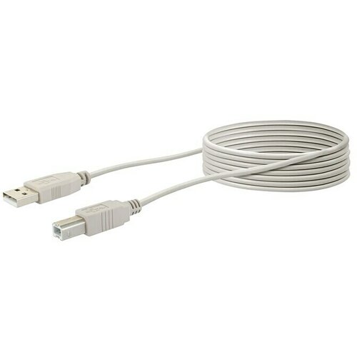 SCHWAIGER USB kabel 2.0 (3 m, Siva, Priključek USB 2.0 tipa A do USB 2.0 tipa B) Cene